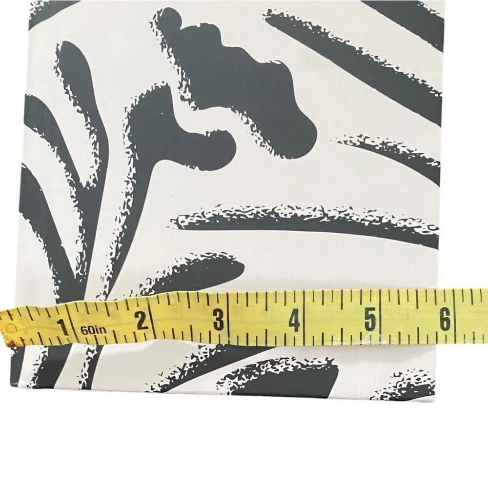 Black & White Abstract Hardcover Journal – Minimalist Modern Notebook – NWT – 8x